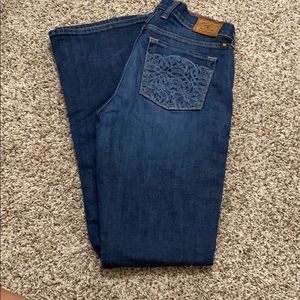Lucky Brand dark boot cut jeans